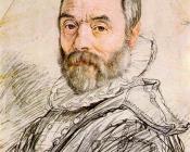 亨德里克格兹乌斯 - Portrait of Sculptor Giambologna